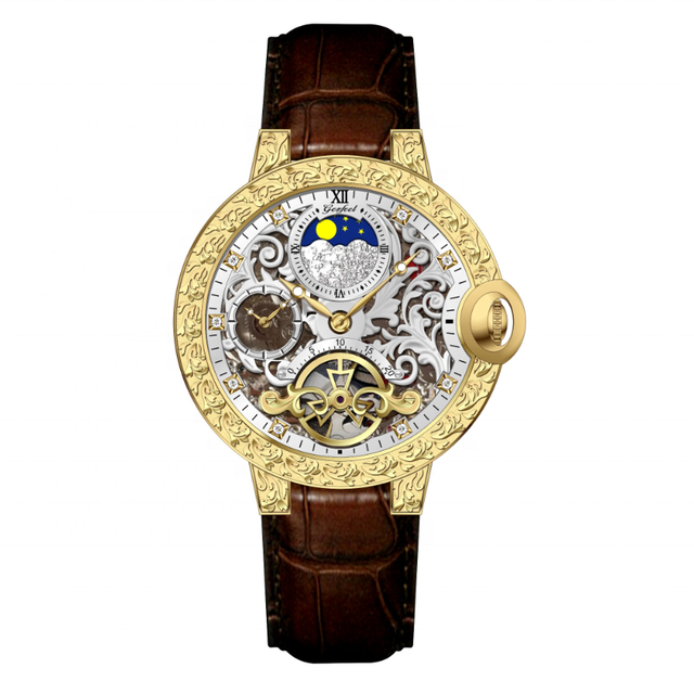 Factory Direct Aluminum Alloy Case Watch Waterproof Mechanical Men's Watch