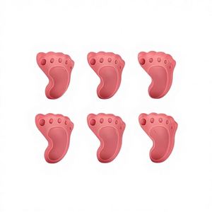Mini Feet Shaped Silicone <b>Cake</b> Mold, Non-Stick Baking Mould for DIY Muffin, Jelly, Mousse & Chocolate - Product Image 3