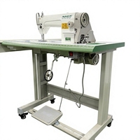Machine à coudre industrielle à grande vitesse à aiguille simple DOSO DS-8700 avec table et moteur servo