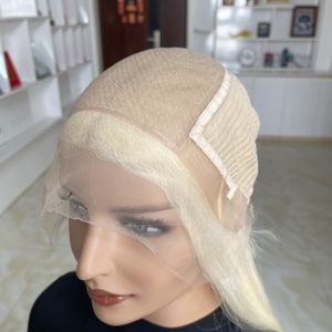 Raw European Medical <b>Wig</b> for Alopecia Silk Base Top Silicone HD Lace Front Medical Cap <b>Wig</b> Human Hair for Cancer Patients - Product Image 6