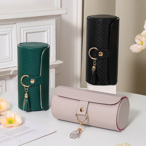 Wholesale Custom <b>Small</b> Artificial Softness Rectangle Leather Pouch Jewelry Case Travel Accessory Storage <b>Box</b> Cosmetic <b>Box</b> Modern - Product Image 5