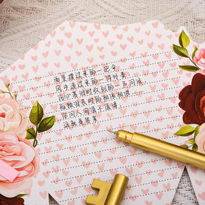 Cartes de vœux créatives en papier couché tridimensionnel, estampées à chaud, pour <span class=keywords><strong>mariage</strong></span>, remerciements, messages de bénédiction, envoi - Product Image 3