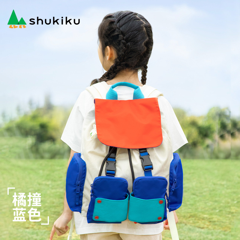 สไตล์น้ำหนักเบาแบบดีคอนสตรัคต์ - สีส้มและสีน้ำเงิน