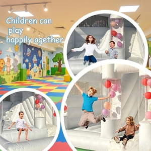 <span class=keywords><strong>Château</strong></span> <span class=keywords><strong>gonflable</strong></span> blanc avec toboggan, prix direct usine, <span class=keywords><strong>vente</strong></span> en gros, idéal pour la location commerciale, les fêtes et les événements en extérieur - Product Image 5