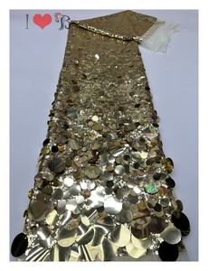 Blinglace payet jala bordir Eropa dan Amerika berkualitas tinggi payet bordir bordir Lurex klasik bordir untuk pesta - Product Image 2