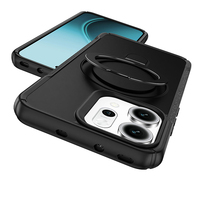 Casing OPPO Reno 14 15F A79 dengan Ring Magnetik dan Penyangga, Lapisan Ganda PC TPU, Magnet Kuat, Dudukan Mobil, Anti Jatuh, OEM