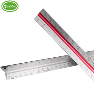 De aluminio de color <span class=keywords><strong>Triangular</strong></span> arquitecto ingeniero <span class=keywords><strong>regla</strong></span> de <span class=keywords><strong>escala</strong></span> - Product Image 2
