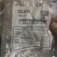 10 piezas de conector neumático nuevo KQ2L08-00A, conector rápido