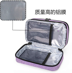 Estuche Enfriador <span class=keywords><strong>de</strong></span> <span class=keywords><strong>Insulina</strong></span> Portátil, Impermeable y Aislado <span class=keywords><strong>de</strong></span> Nailon, Bolsa <span class=keywords><strong>de</strong></span> Transporte <span class=keywords><strong>Reutilizable</strong></span> para Jeringas y Plumas, para Viajes en Auto - Product Image 5