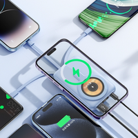 Centrale électrique magnétique personnalisée Banque d'alimentation sans fil 10000mAh Chargeur portable 22.5W PD Charge rapide 10000mah Mini batterie