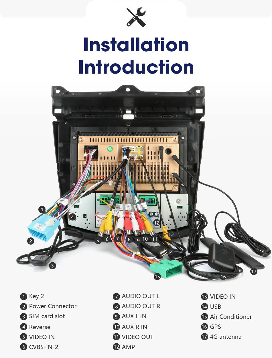 Android Car Video Touch Screen Navigation 10 Inch Multimedia BT Auto Radio For Honda Accord 7 Generation 2003-2007