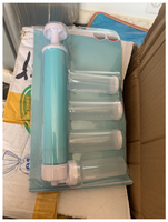 Ensemble de pulvérisateurs pour la décoration de gâteaux, tubes en plastique pour glaçage de gâteaux mousse avec embout fin pour le glaçage, le sucre en poudre et les pépites