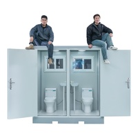 Toilettes et douches modulaires mobiles personnalisées pour l'extérieur, design chinois, écologiques, installation facile pour les parcs et les sites touristiques