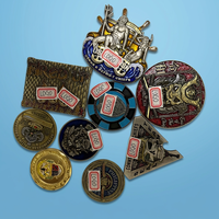 Monnaie commémorative 3D personnalisée en alliage de zinc avec logo émaillé pour collections de souvenirs de club