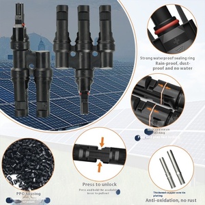 <span class=keywords><strong>Connecteur</strong></span> photovoltaïque <span class=keywords><strong>MC4</strong></span> étanche IP67 pour panneau solaire photovoltaïque, type T, 2P, mâle/femelle, <span class=keywords><strong>connecteur</strong></span> d'alimentation CC - Product Image 3