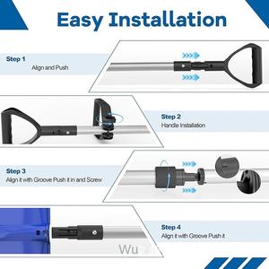 Pala de Plástico PP para Nieve Pesada de Uso Exterior con Mango Auxiliar para Granos, Directo de Fábrica - Product Image 3