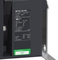 Interruptor Automático de Aire MasterPact ACB LV848058 Masterpact MTZ2 20H2, 2000A, 100KA 3P Fijo, Sin Micrología