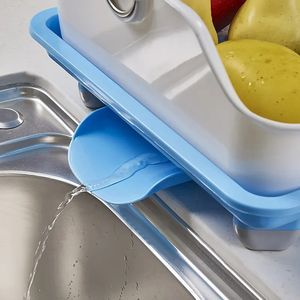 จานพลาสติก2ชั้นสำหรับวางจานในครัวชั้นวางจานแบบแห้ง - Product Image 3