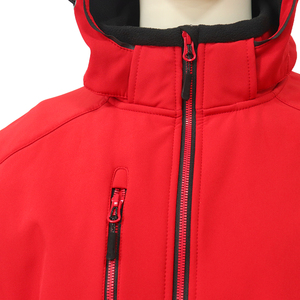 Giacca Tecnica Invernale da Uomo di Lusso in Poliestere Rivestito, Impermeabile, Antivento, Riscaldata, Servizio OEM, Rossa con Quattro Tasche Laterali - Product Image 2