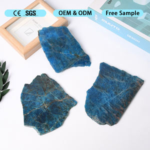 가정 장식을위한 새로운 도착 하이 퀄리티 치유 크리스탈 스톤 블루 인대석 조각 - Product Image 3