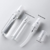 Petites bouteilles de testeur de parfum rechargeables 2ml 3ml 5ml 10ml avec manipulation de la surface givrée et sérigraphie pour l'échantillonnage