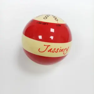 Jassinry 57.2mm लाल रंग प्रशिक्षण पूल क्यू गेंदों 2 1/4 इंच बिलियर्ड गेंद बिलियर्ड सामान