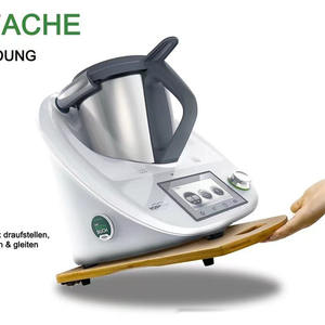 Planche coulissante en bambou personnalisée pour <span class=keywords><strong>Thermomix</strong></span> TM6 <span class=keywords><strong>TM5</strong></span>, planche coulissante en bois, accessoires de skateboard, base inférieure pour plan de travail de cuisine - Product Image 2