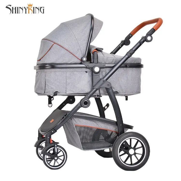 3 in 1 Baby Stroller Pram With Bassinet And Swing Cradle Stroller Baby For New Bebe Travel System baby pram
