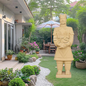 Esculturas <span class=keywords><strong>de</strong></span> <span class=keywords><strong>Guerreros</strong></span> <span class=keywords><strong>de</strong></span> <span class=keywords><strong>Terracota</strong></span> <span class=keywords><strong>de</strong></span> Tamaño Real, <span class=keywords><strong>Color</strong></span> Arcilla Antigua, Decoración <span class=keywords><strong>de</strong></span> Jardín para Exteriores, Suministradas por Fábrica, en Venta - Product Image 4