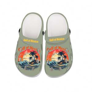 Superbes chaussures en EVA respirantes pour la maison et la salle de bain, pantoufles pour femmes et hommes, chaussures de jardin, sabots personnalisés, lots de sandales en EVA personnalisées - Product Image 4