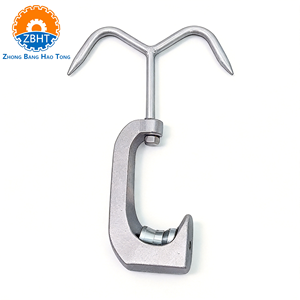 Système de suspension de viande pour lignes d'abattage en abattoir, équipement de mini-abattoir, rail tubulaire, poulie, crochet pour agneaux et chèvres - Product Image 1