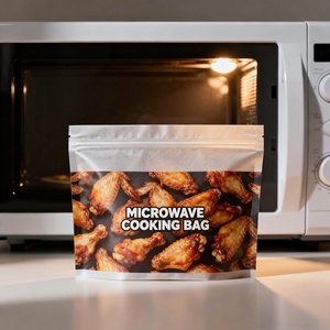 Bolsa para Horno de Microondas con Estructura Multicapa de Alta Temperatura para Pollo en Contrafuerte, para Carne Pre-Marinada y Alimentos Sazonados - Product Image 1