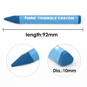 Foska Chất Lượng Tốt Đầy Màu Sắc Tam Giác Sáp Crayon Tùy Chỉnh Bút Chì Màu Cho Trẻ Em Trẻ Em Màu Sơn Trẻ Em Văn Phòng Phẩm Nghệ Thuật Thiết Lập - Product Image 2
