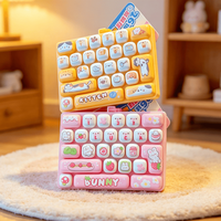 Porte-clés Clavier à 26 Touches en Forme d'Animal Mignon, Jouet Anti-Stress Sensoriel, Pendentif Fidget pour Enfants et Étudiants, pour Sacs