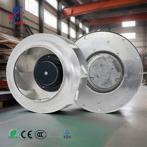 Fanova 310mm Alta Eficiência 24v 48v Rotor Externo De Alumínio Impulsor Cozinha Hood Backward Ventiladores Centrífugos - Product Image 1