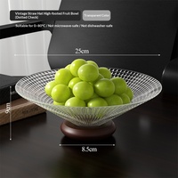 Plateau décoratif de luxe en plastique transparent pour fruits, bonbons, snacks et noix, idéal pour les fêtes de mariage et le salon