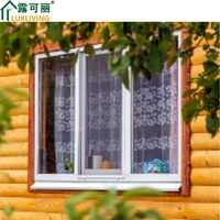 Grilles de fenêtre coulissantes modernes Lukliving pour extérieur, en aluminium à rupture de pont thermique 6060-T66, prix Philippines