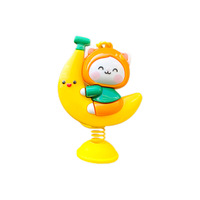 Porte-clés en caoutchouc original en forme d'animal mignon, jouet de décompression à secouer, décoration pour voiture, bureau, cadeau, boîte mystère