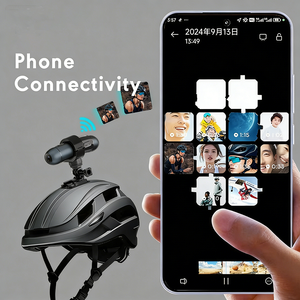 Caméra de casque de moto et de VTT S50+ 4K 160° grand angle, sportive, HD 1080p, étanche IP67, prend en charge les cartes mémoire - Product Image 4