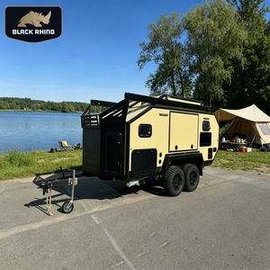 Caravane tout-terrain à deux essieux pour 6 personnes, avec toilettes et grand réservoir d'<span class=keywords><strong>eau</strong></span>, pour le marché britannique - Product Image 1