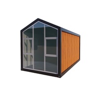 Petite maison modulaire préfabriquée à bas prix de 20 pieds paquet plat petite maison préfabriquée en conteneur de stockage