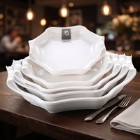 Assiette Incassable Personnalisée en Mélamine pour Restaurant