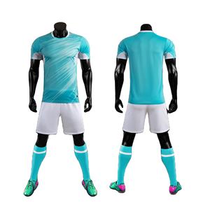 Benutzer definiertes Logo Großhandel Thai Qualität Fußball uniform Hochwertiges neues Design Benutzer definierte Sublimation <span class=keywords><strong>2</strong></span>-teiliges Fußballtrikot-Set - Product Image 1