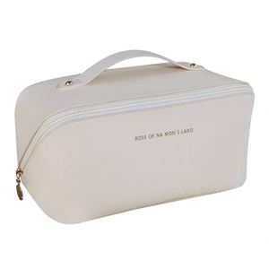 Makeup Storage Organizer <b>Bag</b> PU Leather Waterproof Travel <b>Make</b> <b>up</b> Cosmetic <b>Bag</b> for Women - Product Image 1