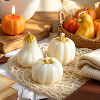 Lot de bougies parfumées citrouille d'Halloween en gros pour décorations de fête, aromathérapie, ambiance festive et cadeaux