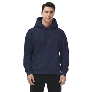 Sweat-shirts unis respirants personnalisables avec logo – Vente en gros de sweats-shirts unis de haute qualité avec logo personnalisé pour vêtements de fitness pour hommes - Product Image 1