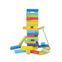 מונטסורי עץ צעצועי קשת בלוקים לשמור איזון חינוכיים עץ בלוק לערום עץ בלוק צעצוע דגם בניין t
