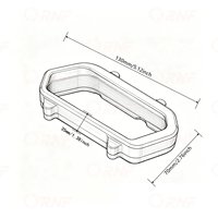 Protection d'écran en aluminium multicolore pour compteur, accessoires de modification pour moto électrique tout-terrain SurRon Ultra Bee, pièces de mise à niveau