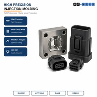 Moulage par injection de haute précision sur mesure pour connecteurs industriels avec opérations secondaires