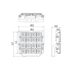 Projecteur <span class=keywords><strong>LED</strong></span> haute luminosité 300-1500W couleur RVB blanc chaud pour grands lieux d'<span class=keywords><strong>éclairage</strong></span> <span class=keywords><strong>extérieur</strong></span> stades paysages certifiés IP68 - Product Image 3